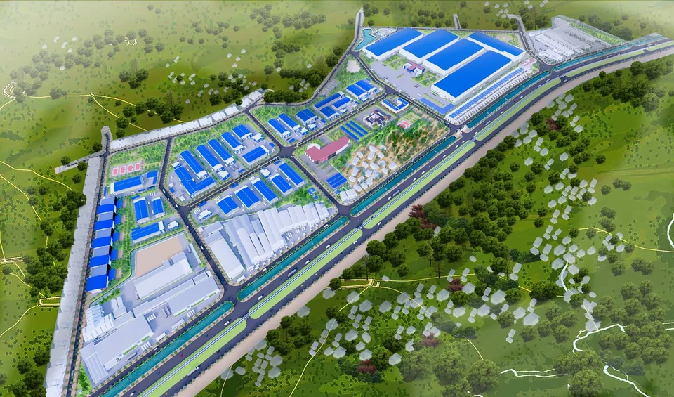 Phối cảnh Cụm công nghiệp Đông Phú Yên